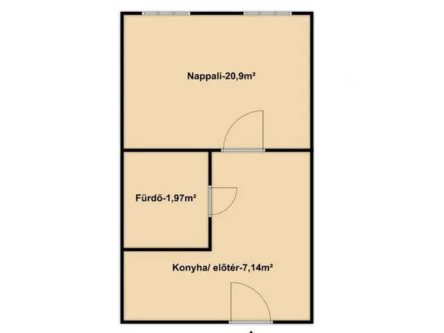 Eladó lakás Budapest VIII. kerület, Józsefváros 30 nm