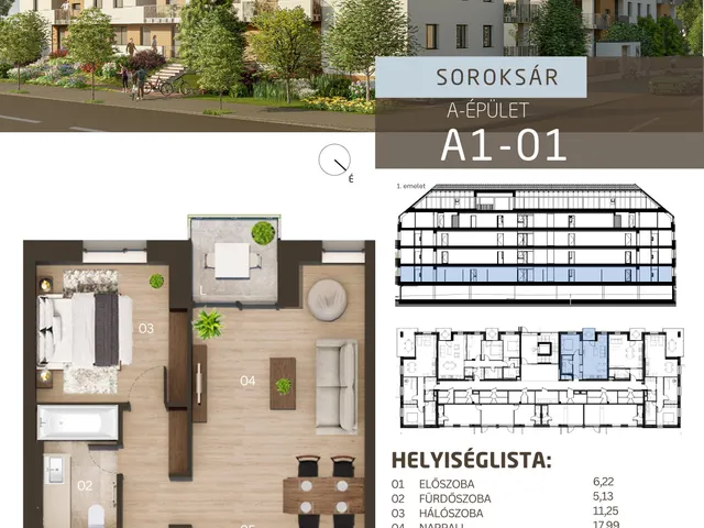 Eladó lakás Budapest XXIII. kerület, Soroksár-Újtelep 50 nm