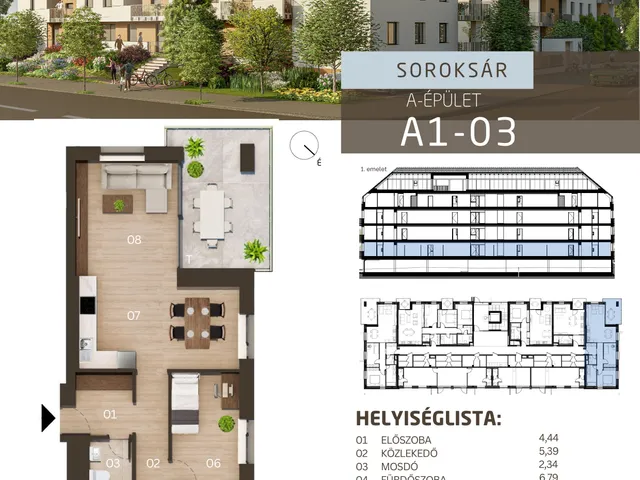 Eladó lakás Budapest XXIII. kerület, Soroksár-Újtelep 69 nm