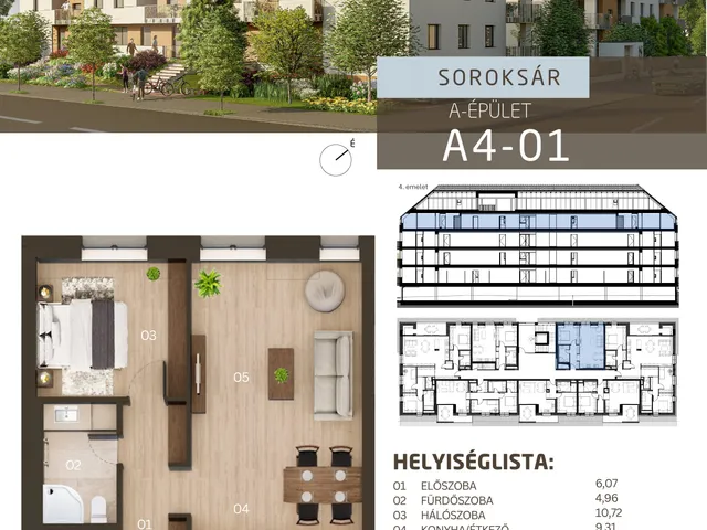 Eladó lakás Budapest XXIII. kerület, Soroksár-Újtelep 50 nm