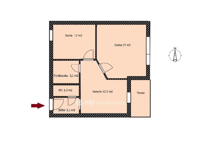 Eladó lakás Budapest XXI. kerület, Csepel Belváros 49 nm