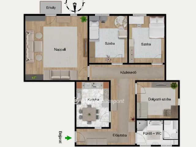 Eladó lakás Budapest VIII. kerület 76 nm