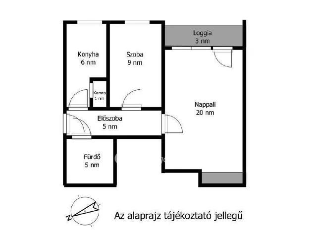Eladó lakás Budapest XIII. kerület, Angyalföld 47 nm