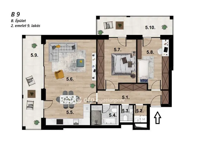 Eladó lakás Budapest XI. kerület 80 nm