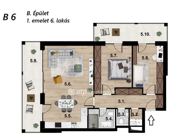 Eladó lakás Budapest XI. kerület 80 nm