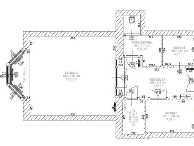 Eladó lakás Budapest V. kerület 58 nm
