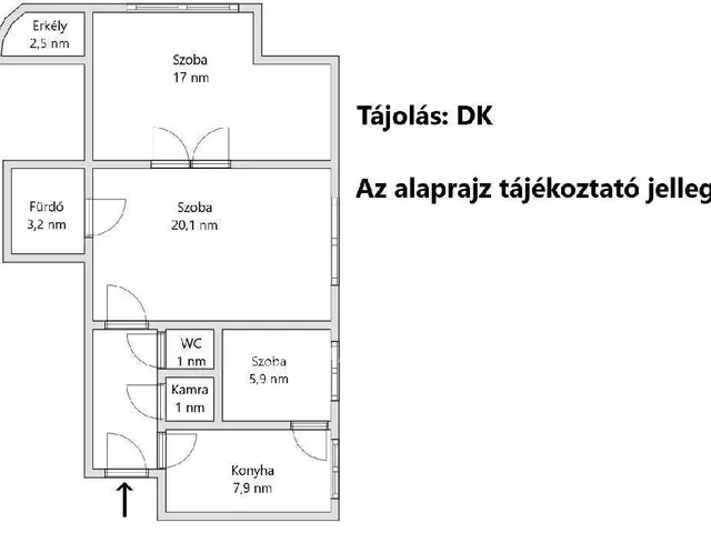 Eladó lakás Budapest XIV. kerület 60 nm