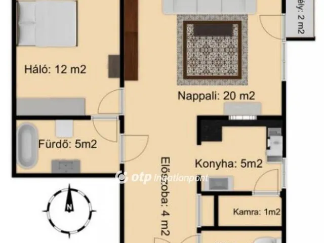 Eladó lakás Budapest IX. kerület 49 nm