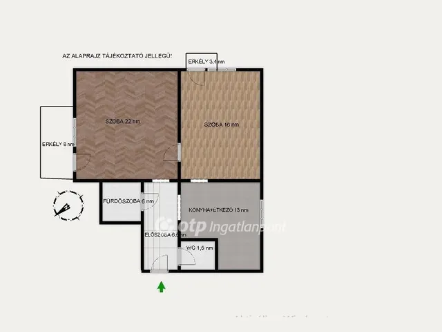 Eladó lakás Budapest II. kerület 70 nm