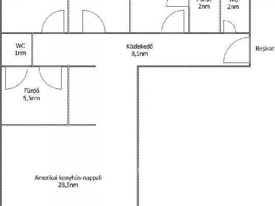 Eladó lakás Budapest XIII. kerület 77 nm