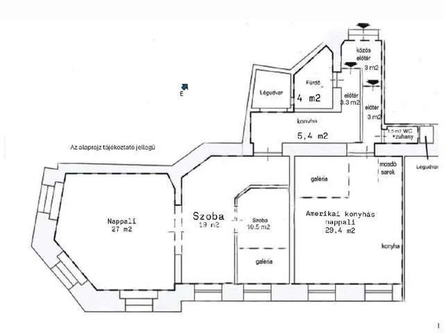 Eladó lakás Budapest VIII. kerület, Corvin negyed 106 nm