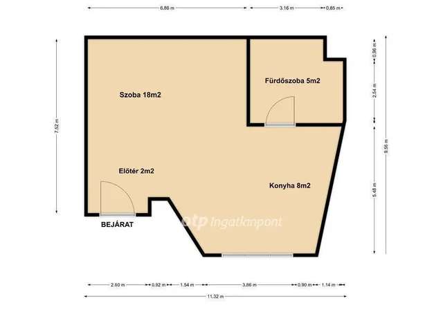 Eladó lakás Budapest IX. kerület, Belső Ferencváros 33 nm