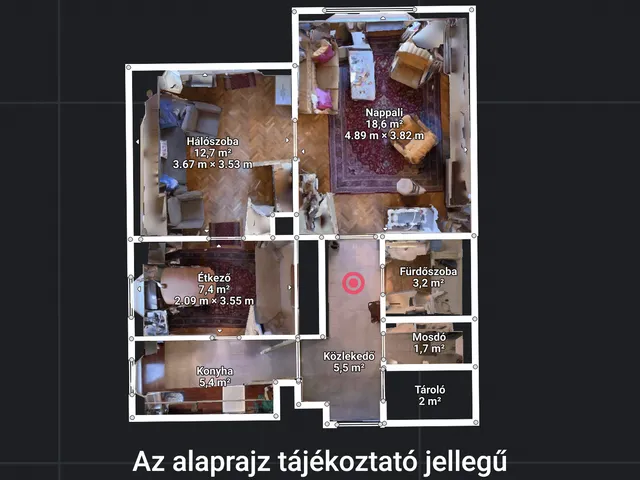 Eladó lakás Budapest XV. kerület, Rákospalota 56 nm