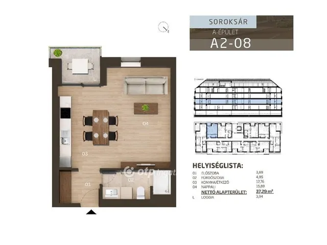 Eladó lakás Budapest XXIII. kerület 39 nm