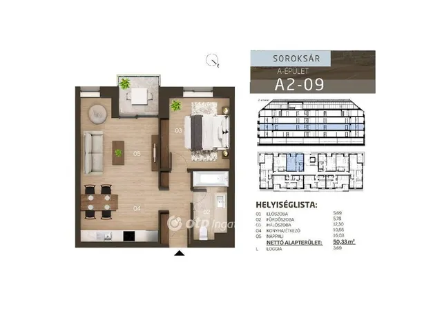 Eladó lakás Budapest XXIII. kerület 52 nm