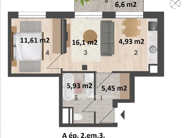 Eladó lakás Budapest XIV. kerület 43 nm