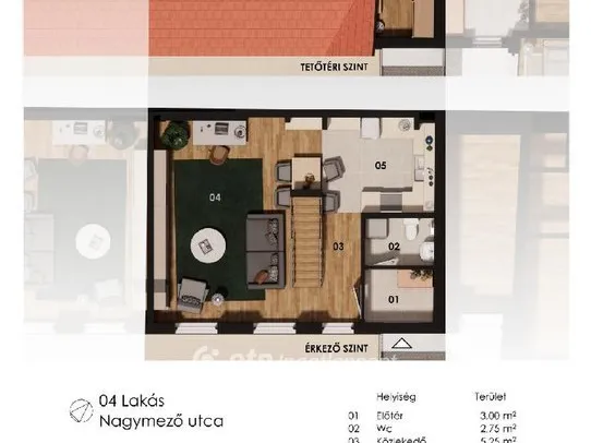 Eladó lakás Budapest VI. kerület 68 nm