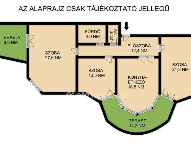 Eladó lakás Budapest I. kerület 123 nm