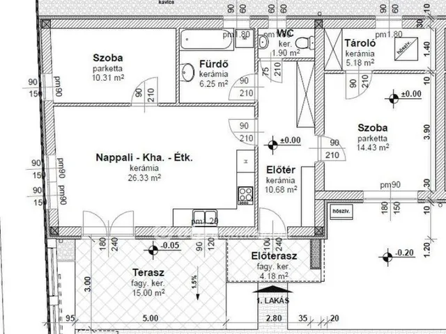 Eladó ház Budapest XXII. kerület, Nagytétény 85 nm