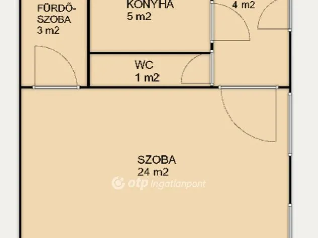 Eladó lakás Budapest VI. kerület 37 nm