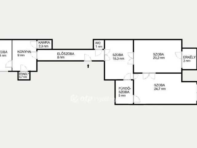 Eladó lakás Budapest I. kerület 102 nm