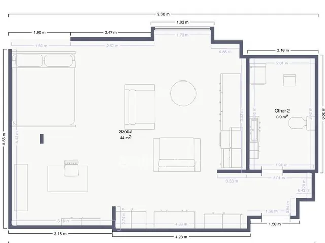 Eladó lakás Balatonkenese 42 nm