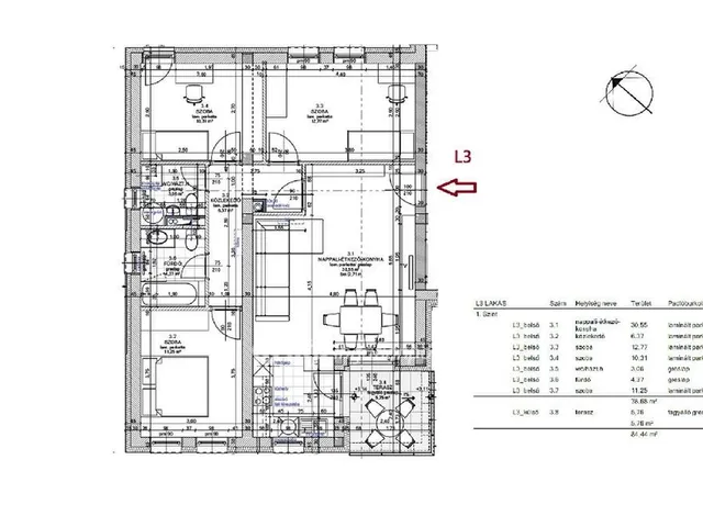 Eladó lakás Monor 78 nm