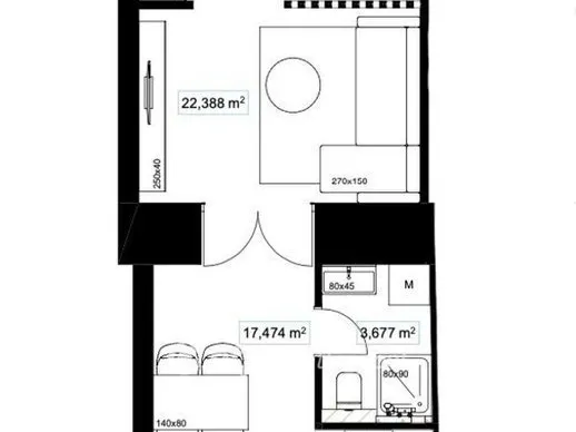 Eladó lakás Budapest VI. kerület 44 nm