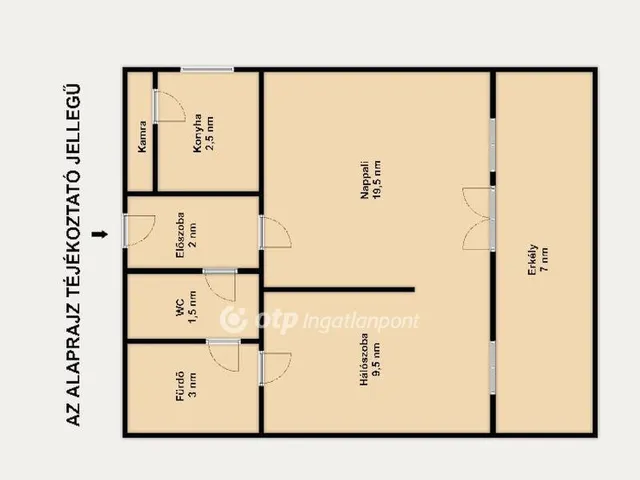 Eladó lakás Budapest I. kerület 38 nm