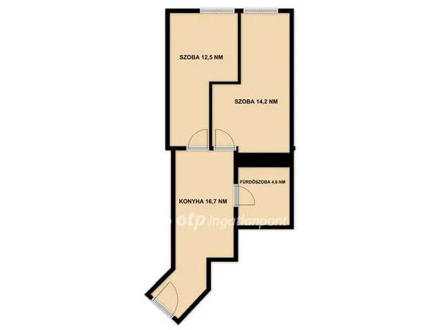 Eladó lakás Budapest VI. kerület 48 nm