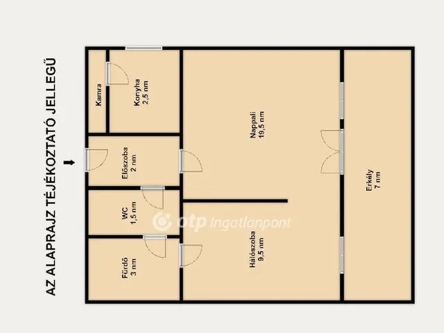 Eladó lakás Budapest I. kerület 38 nm