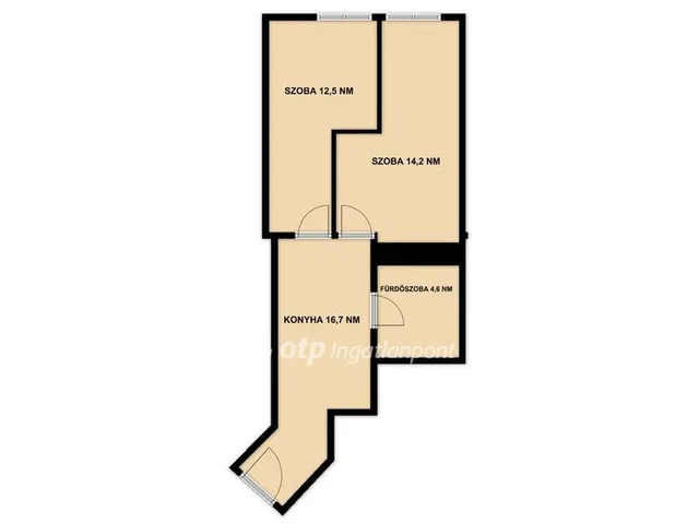 Eladó lakás Budapest VI. kerület 48 nm