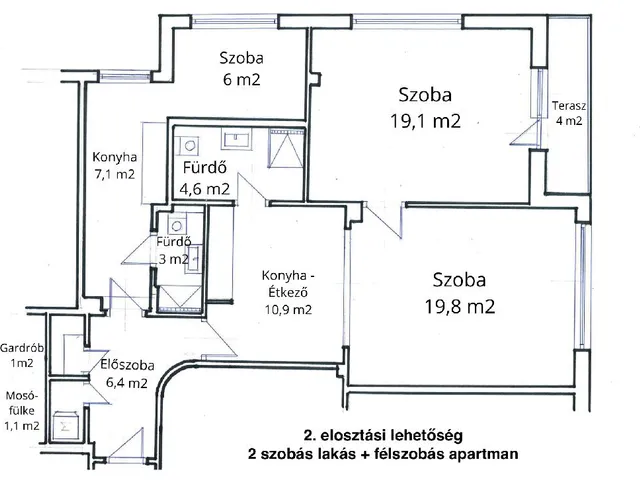 Eladó lakás Budapest I. kerület, Víziváros I. ker. 79 nm