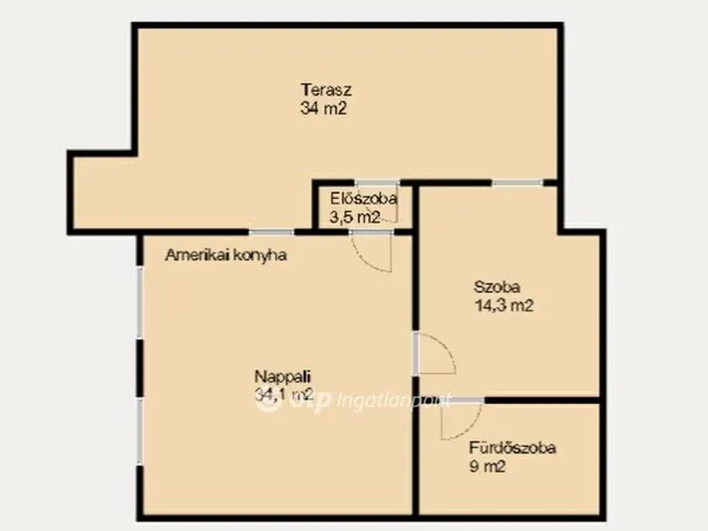 Eladó lakás Budapest II. kerület 61 nm