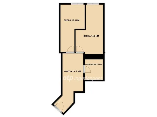 Eladó lakás Budapest VI. kerület 48 nm