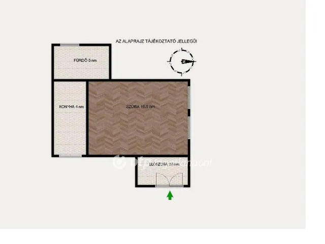 Eladó lakás Budapest V. kerület 27 nm