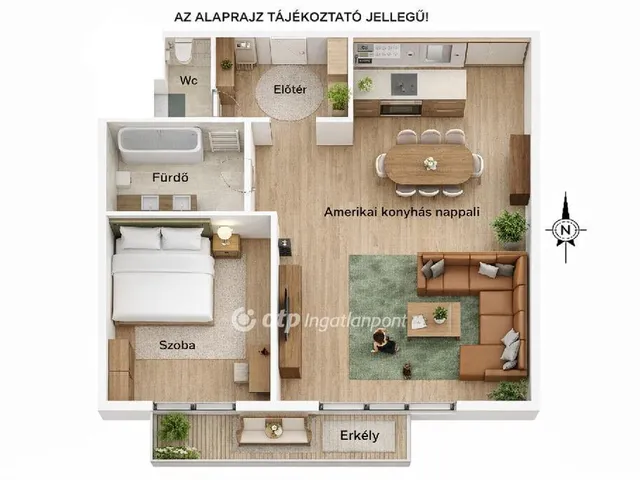 Eladó lakás Budapest XIII. kerület 40 nm