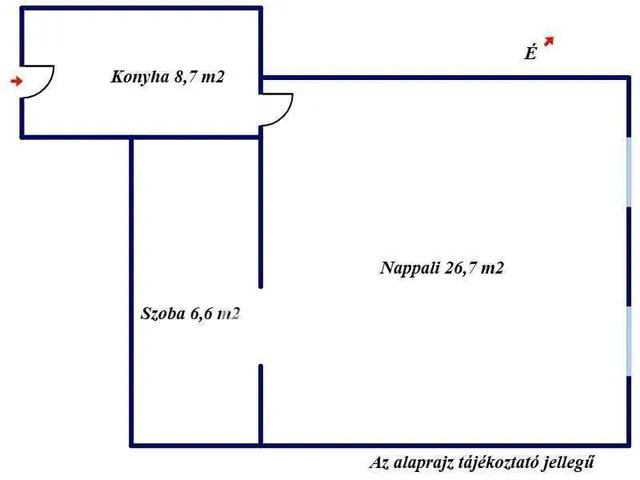 Eladó lakás Budapest XIII. kerület 42 nm