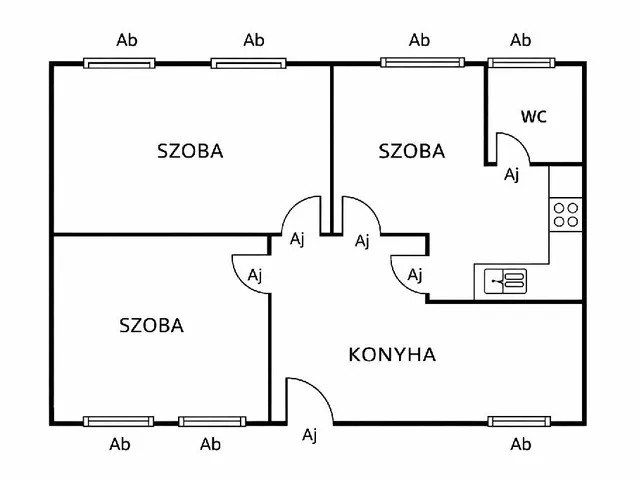 Eladó lakás Budapest IX. kerület, Középső Ferencváros 80 nm