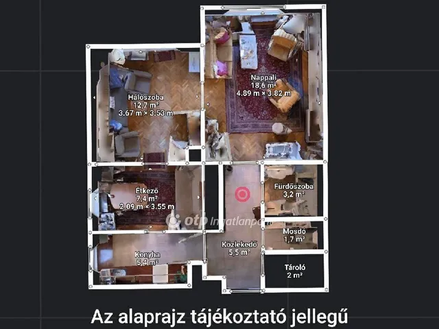 Eladó lakás Budapest XV. kerület 57 nm