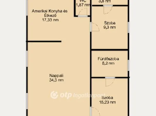 Eladó lakás Budapest II. kerület, Szépvölgy 95 nm