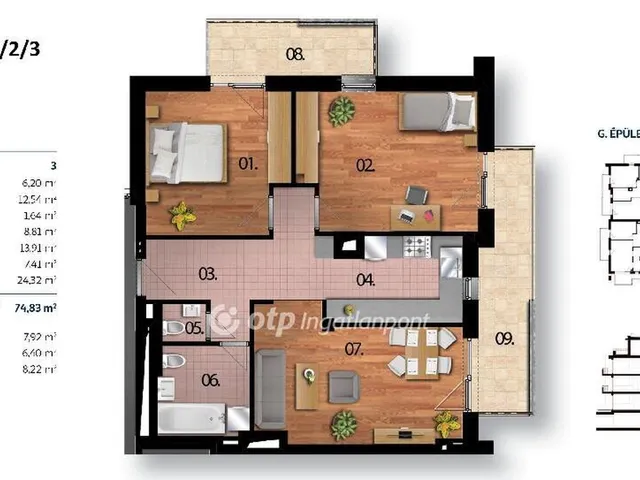 Eladó lakás Budapest XI. kerület 74 nm