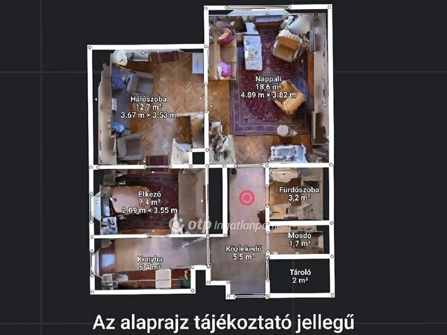 Eladó lakás Budapest XV. kerület, Rákospalota 57 nm