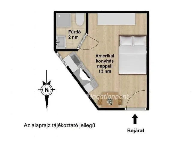 Eladó lakás Budapest VIII. kerület 15 nm