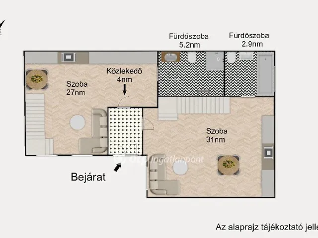 Eladó lakás Budapest V. kerület 92 nm
