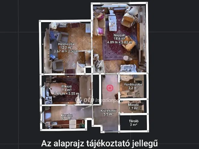 Eladó lakás Budapest XV. kerület 57 nm