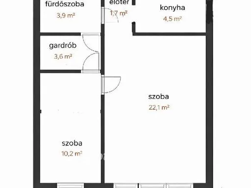 Eladó lakás Budapest XIV. kerület 46 nm