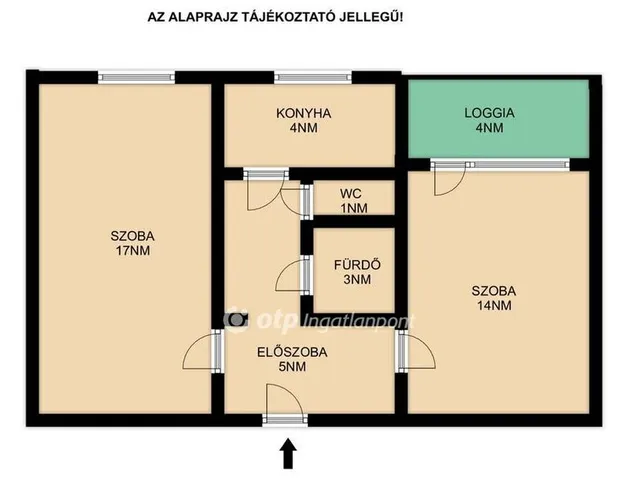 Eladó lakás Budapest III. kerület 48 nm