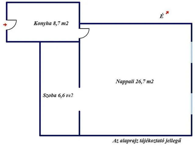 Eladó lakás Budapest XIII. kerület 42 nm