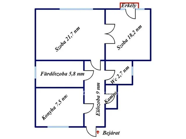 Eladó lakás Budapest XIV. kerület, Alsórákos 63 nm